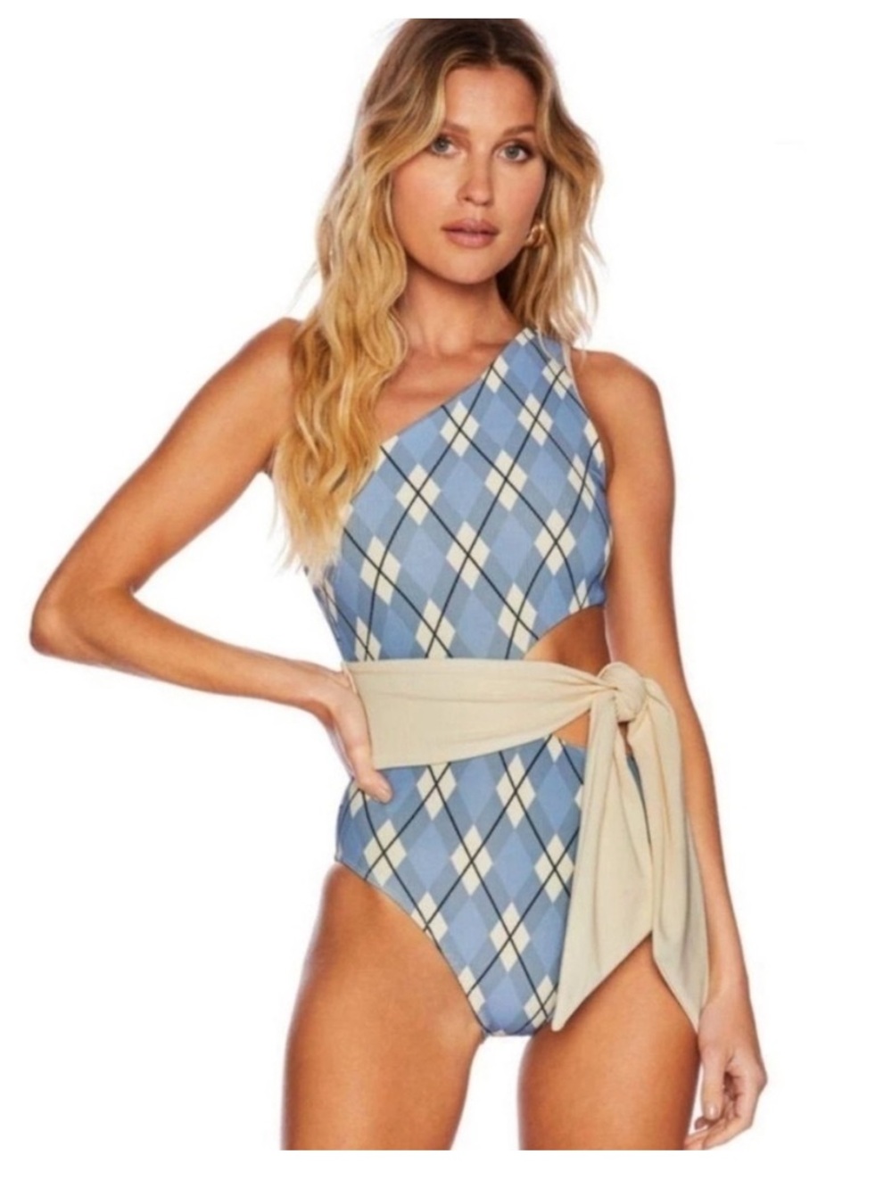 Beach Riot Carlie Asymmetric One-Piece Swimsuit
